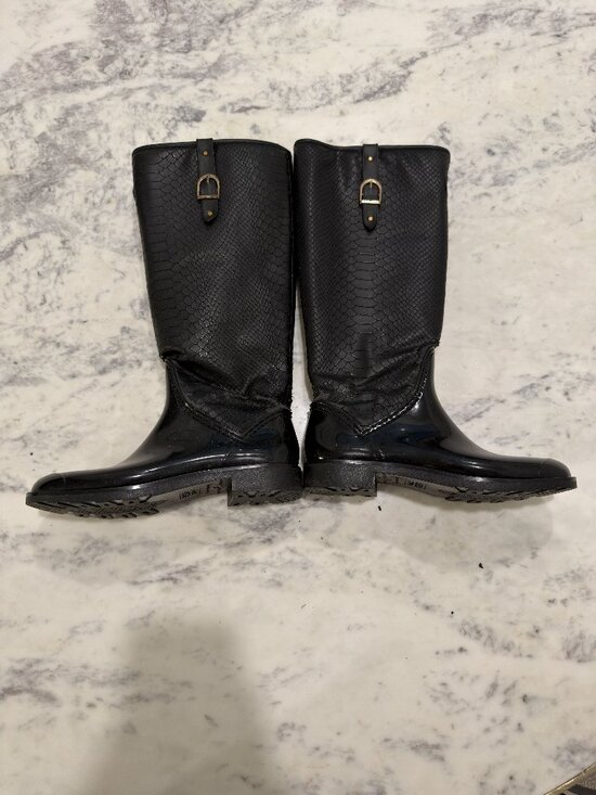 gios eppo | Shoes | C12 Gios Eppo Faux Snake Rain Boots See Photos For ...